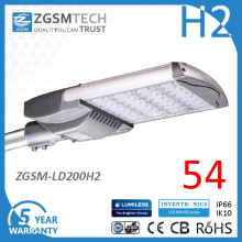 200W UL Listed High Power LED Street Light for Area Lighting with High Lumen Output